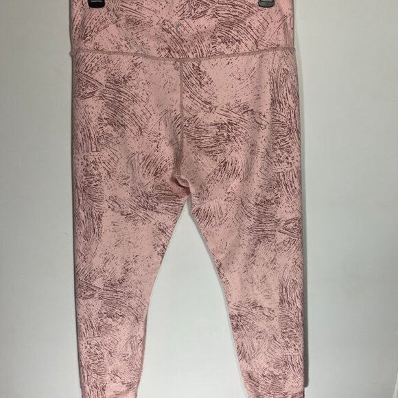 Zyia Active Pink Pattern Leggings - Picture 3 of 5